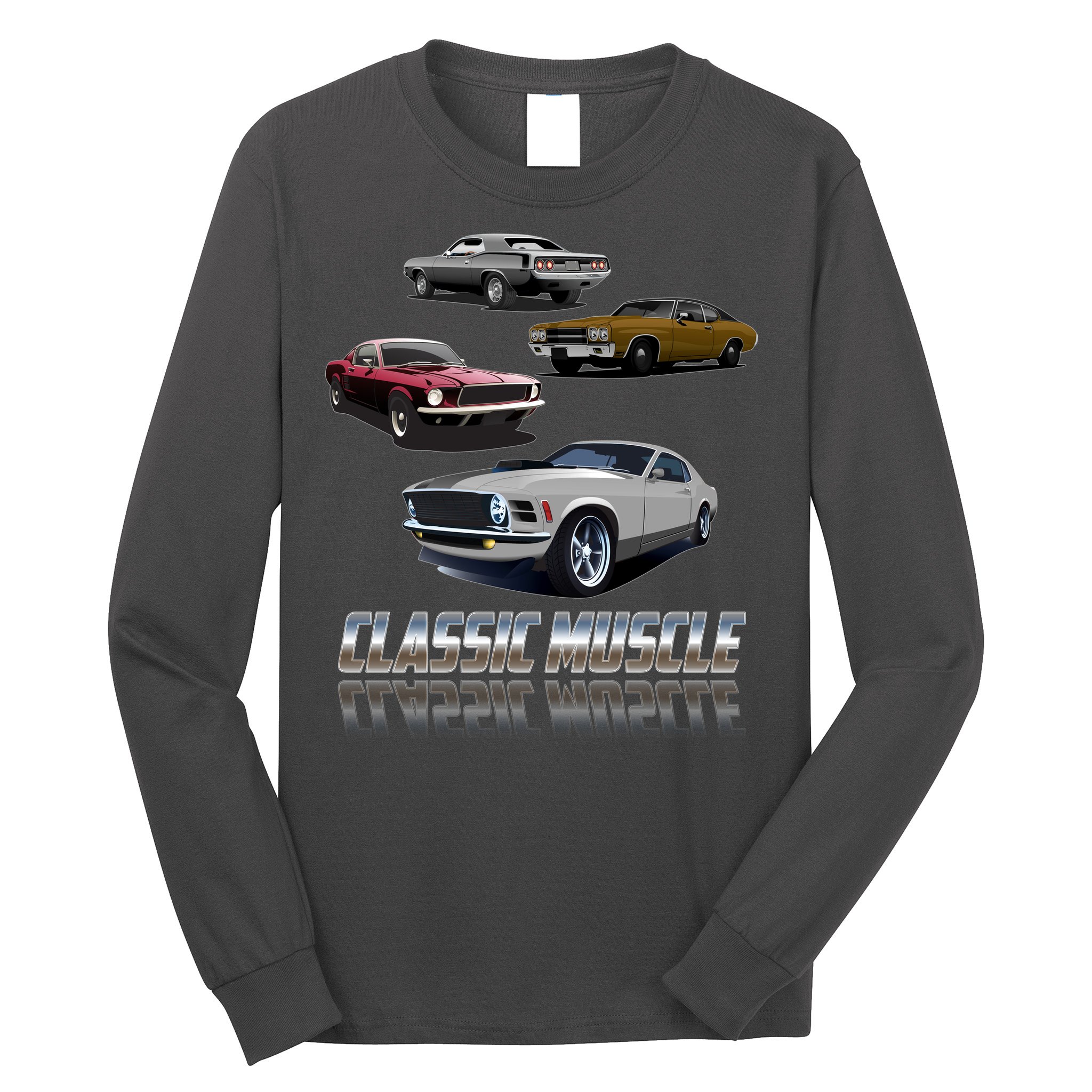 Classic Muscle Classic Sports Cars Long Sleeve Shirt