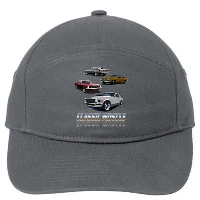 Classic Muscle Classic Sports Cars 7-Panel Snapback Hat