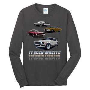 Classic Muscle Classic Sports Cars Tall Long Sleeve T-Shirt