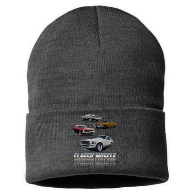 Classic Muscle Classic Sports Cars Sustainable Knit Beanie