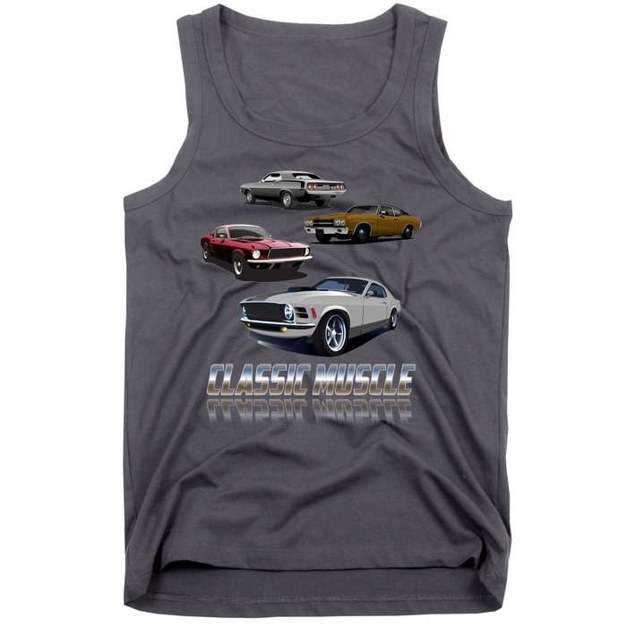 Classic Muscle Classic Sports Cars Tank Top