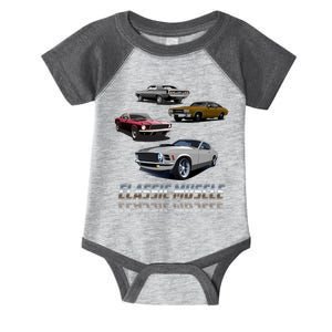 Classic Muscle Classic Sports Cars Infant Baby Jersey Bodysuit