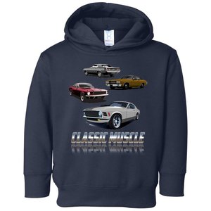 Classic Muscle Classic Sports Cars Toddler Hoodie