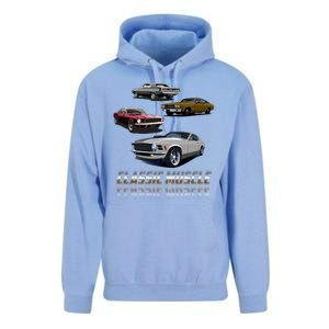 Classic Muscle Classic Sports Cars Unisex Surf Hoodie