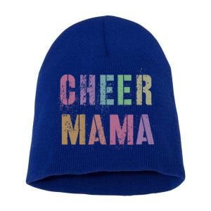 Cheer Mama Cheerleading Team Cheerleader Mom Supporter Great Gift Short Acrylic Beanie