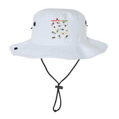 Count My Cicadas Cicadoidea Insect Cicada Invasion 2024 Legacy Cool Fit Booney Bucket Hat