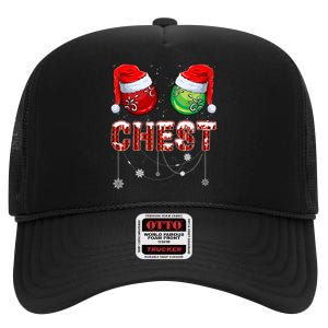 Christmas Matching Couple Family Chestnuts High Crown Mesh Back Trucker Hat