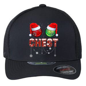 Christmas Matching Couple Family Chestnuts Flexfit Unipanel Trucker Cap