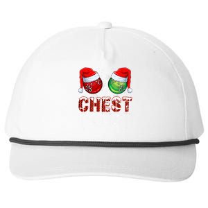 Christmas Matching Couple Family Chestnuts Snapback Five-Panel Rope Hat