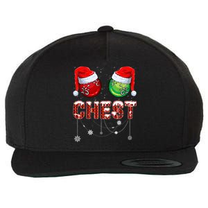 Christmas Matching Couple Family Chestnuts Wool Snapback Cap