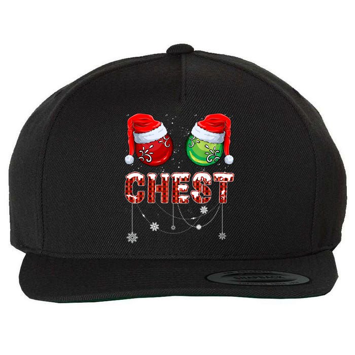 Christmas Matching Couple Family Chestnuts Wool Snapback Cap