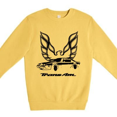 Classic Muscle Car Design Classic American Car Premium Crewneck Sweatshirt