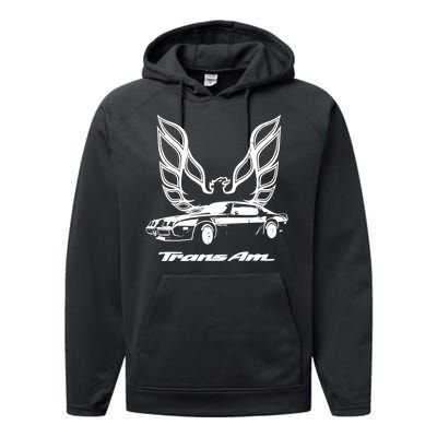 Classic Muscle Car Design Classic American Car Performance Fleece Hoodie