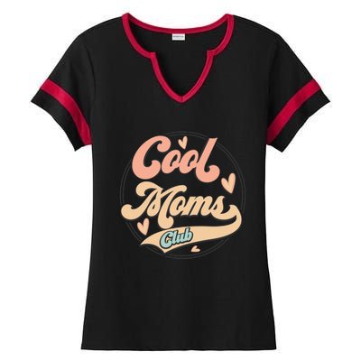 Cool Moms Club Ladies Halftime Notch Neck Tee