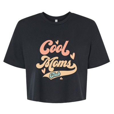 Cool Moms Club Bella+Canvas Jersey Crop Tee