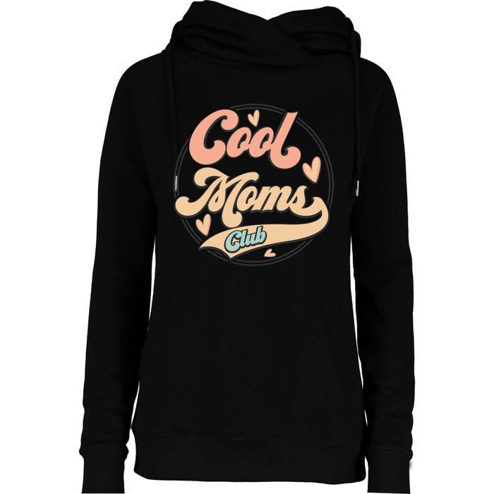 Cool Moms Club Womens Funnel Neck Pullover Hood