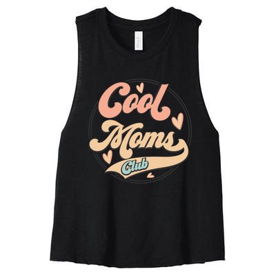 Cool Moms Club Women's Racerback Cropped Tank