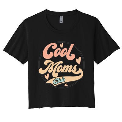 Cool Moms Club Women's Crop Top Tee