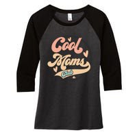 Cool Moms Club Women's Tri-Blend 3/4-Sleeve Raglan Shirt