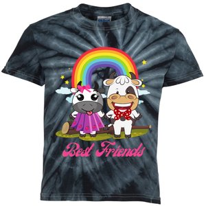 Cow Mooey Cute Strawberry Cow Best Friends Kids Tie-Dye T-Shirt