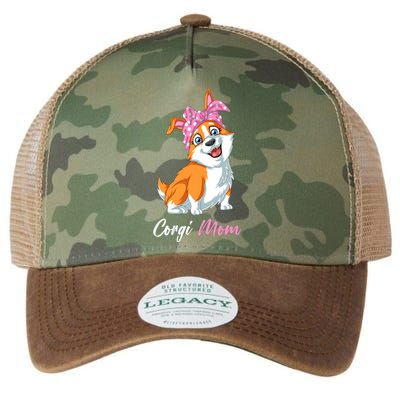 Corgi Mom Legacy Tie Dye Trucker Hat