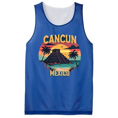 Cancun Mexico Mesh Reversible Basketball Jersey Tank