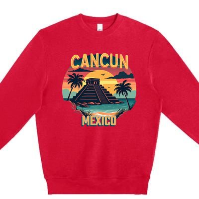 Cancun Mexico Premium Crewneck Sweatshirt