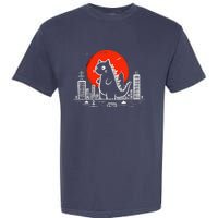 Catzilla Monster Cat Memes Retro Japan Kawaii Kaiju Garment-Dyed Heavyweight T-Shirt