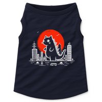 Catzilla Monster Cat Memes Retro Japan Kawaii Kaiju Doggie Tank