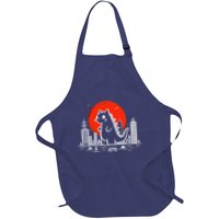 Catzilla Monster Cat Memes Retro Japan Kawaii Kaiju Apron