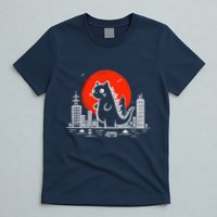 Catzilla Monster Cat Memes Retro Japan Kawaii Kaiju T-Shirt