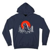 Catzilla Monster Cat Memes Retro Japan Kawaii Kaiju Tall Hoodie