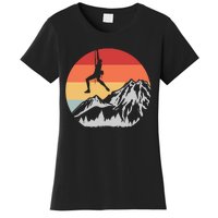 Climbing Mountain Climber Hiking Climb Funny Gift Women's T-Shirt