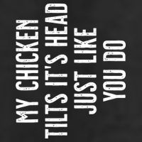 Chicken My Chicken Tilts Its Head Adult Drive Performance Visor