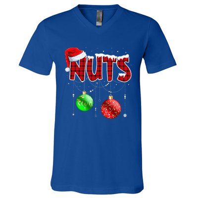 Christmas Matching Couple Family Chestnuts V-Neck T-Shirt