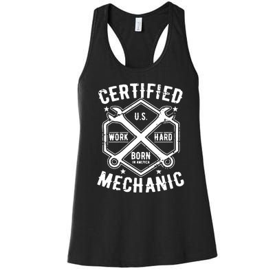 Certified Mechanic Women's Racerback Tank