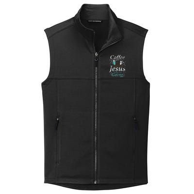 Coffee Morning Christian Gift Idea Jesus Collective Smooth Fleece Vest