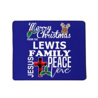 Cute Merry Christmas From The Lewis Family Christian Cool Gift Mousepad