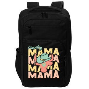 Country Mama Cowgirl Cute Mom Gift Impact Tech Backpack