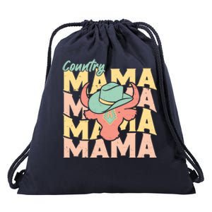 Country Mama Cowgirl Cute Mom Gift Drawstring Bag