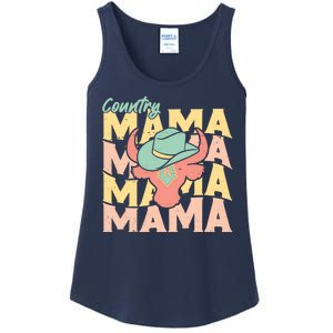 Country Mama Cowgirl Cute Mom Gift Ladies Essential Tank