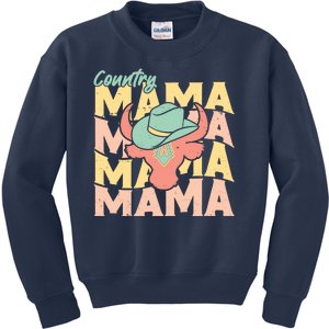 Country Mama Cowgirl Cute Mom Gift Kids Sweatshirt