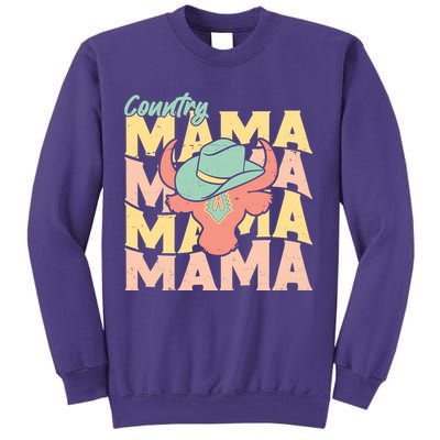 Country Mama Cowgirl Cute Mom Gift Sweatshirt