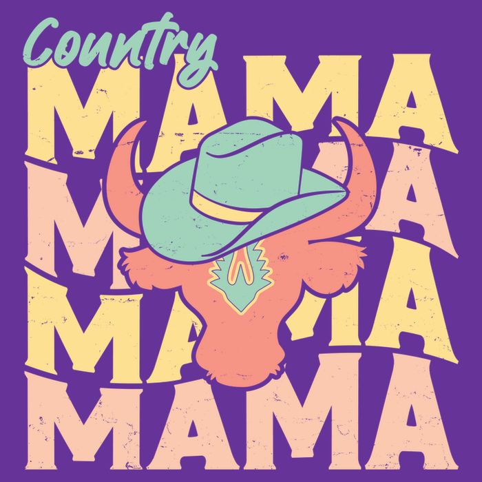 Country Mama Cowgirl Cute Mom Gift Tall T-Shirt