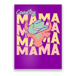 Country Mama Cowgirl Cute Mom Gift Poster