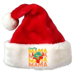 Country Mama Cowgirl Cute Mom Gift Premium Christmas Santa Hat