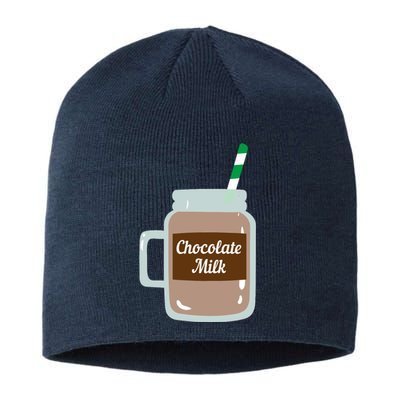 Chocolate Milk Cute Dairy Lovers Funny Gift Sustainable Beanie