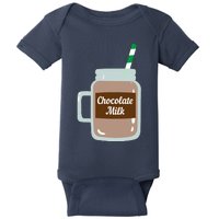 Chocolate Milk Cute Dairy Lovers Funny Gift Baby Bodysuit