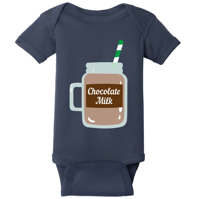 Chocolate Milk Cute Dairy Lovers Funny Gift Baby Bodysuit