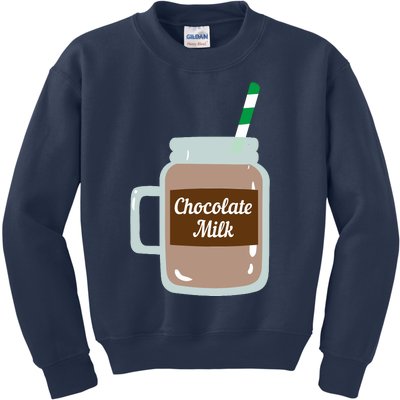 Chocolate Milk Cute Dairy Lovers Funny Gift Kids Sweatshirt